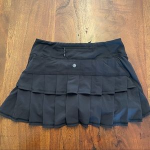 Lululemon Black Skirt Size 4 Regular Length